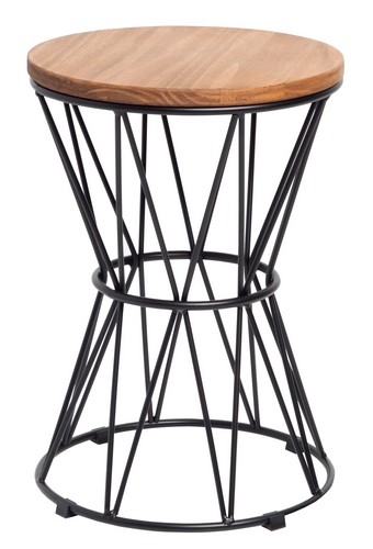 BANCO BAIXO ATENAS PRETO - Assento Natural